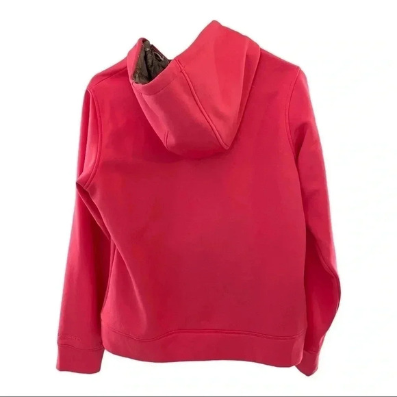 Under Armour X-Storm Real Tree Hot Pink Semi Fitted Hooded Sweatshirt Women's M - Picture 6 of 7